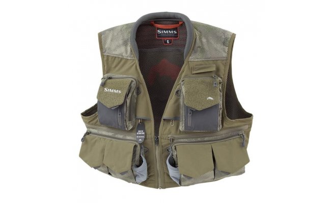 Fishing Vest Simms Guide Hex Camo Loden Fishing Vest Simms Guide Hex Camo Loden S