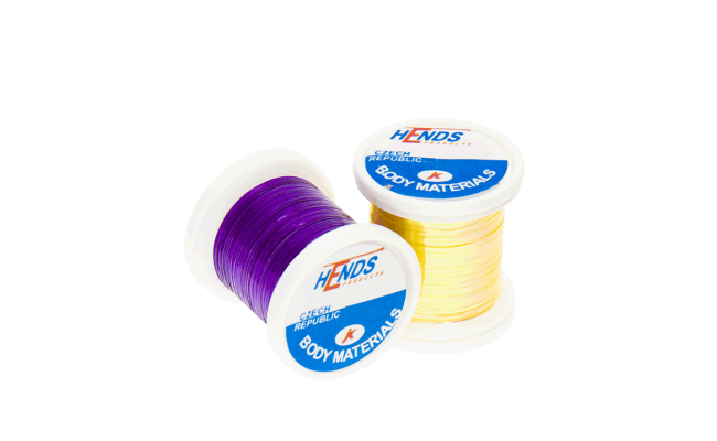 Flat Tinsel Hends Flat Tinsel Hends Blue Pearl