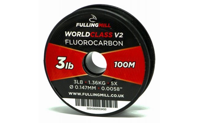 Fluorocarbon Tippet Fulling Mill World Class V2 100 m Fluorocarbon Tippet Fulling Mill World Class V2 100 m - 0,147 mm