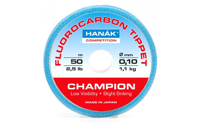 Fluorocarbon Tippet Hank Competition Champion 50 m Fluorocarbon Tippet Hank Competition Champion 50 m - 0,10 mm