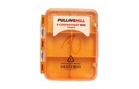 Fly Box Fulling Mill 6 Comp Box Orange Fly Box Fulling Mill 6 Comp Box Orange