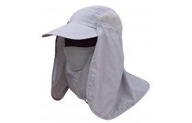 Fly Fishing Cap UPFC Leichi UV Protection Grey Fly Fishing Cap UPFC Leichi UV Protection Grey