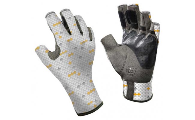Fly Fishing Gloves Buff Original Angler Pro-Series Fish Scales Fly Fishing Gloves Buff Original Angler Pro-Series Fish Scales S/M