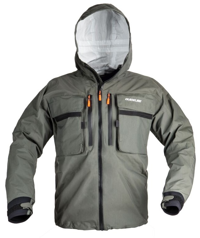 Fly Fishing Jacket Guideline Laxa Moss Green | CzechNymph.com