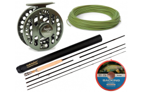 Fly Fishing Set - Champion 4 in 1 Nymph Special Fly Fishing Set - Champion 4 in 1 Nymph Special AFTMA 3