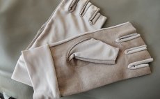Fly Fishing Sun Gloves Leichi With Synthetic Leather