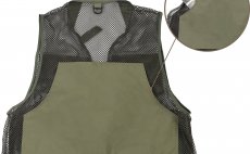 Fly Fishing Vest Leichi Mesh Hylite - Back Side