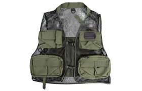 Fly Fishing Vest Leichi Mesh Hylite Fly Fishing Vest Leichi Mesh Hylite Army Green