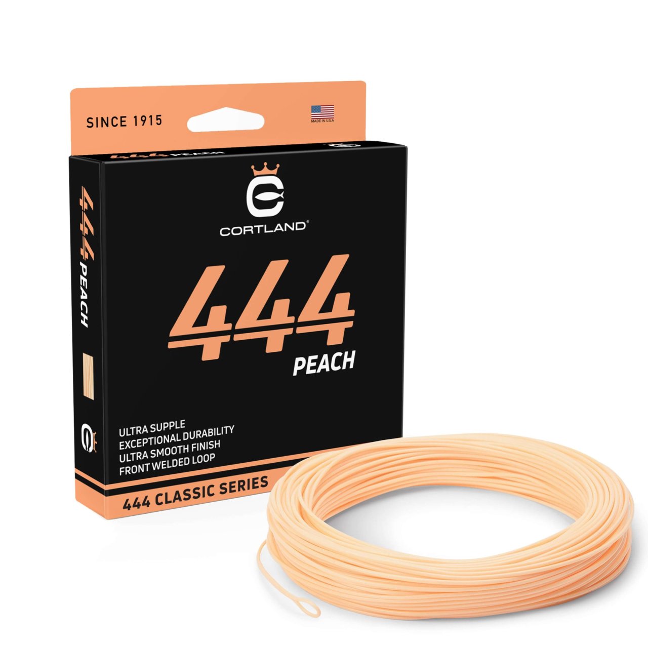 Cortland 444 SYLK Floating Fly Line – Double Taper (DT) – Made In USA – For Trout & Freshwater