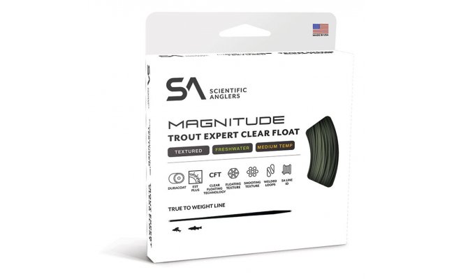 Fly Line Floating Scientific Anglers Magnitude Trout Expert Fly Line Floating Scientific Anglers Magnitude Trout Expert Sage Green/Clear WF-4