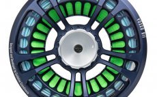 Fly Reel Guideline Vosso Dark Azur - Back side