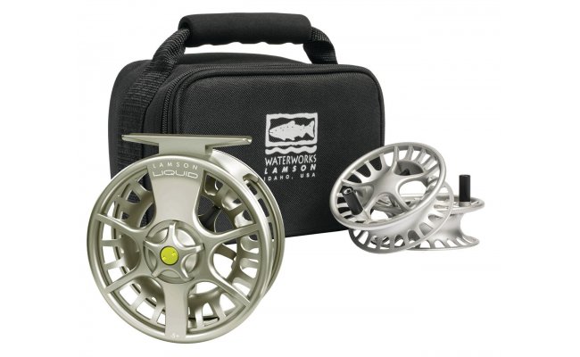 Fly Reel Waterworks Lamson Liquid 3-Pack Vapor Fly Reel Waterworks Lamson Liquid 3+ 3-Pack Vapor