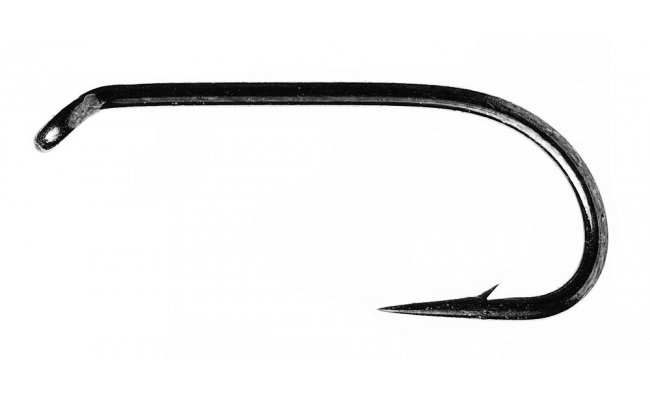 Fly Tying Hook Fulling Mill Competition Heavyweight Black Nickel Fly Tying Hook Fulling Mill Competition Heavyweight Black Nickel, No 10, 50 pcs