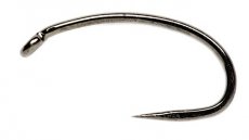 Fly Tying Hook Fulling Mill Heavyweight Grub Black Nickel BL