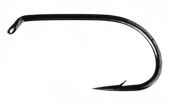 Fly Tying Hook Fulling Mill Short Shank Special Black Nickel Fly Tying Hook Fulling Mill Short Shank Special Black Nickel, No 8, 50 pcs