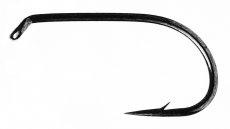 Fly Tying Hook Fulling Mill Short Shank Special Black Nickel