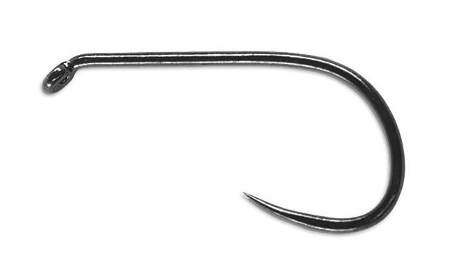 Fly Tying Hook Fulling Mill Ultimate Dry Black Nickle BL Fly Tying Hook Fulling Mill Ultimate Dry BL Black Nickel, No 12, 50 pcs