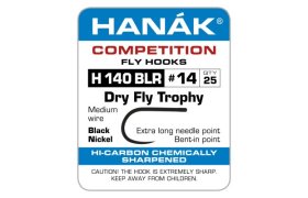 Fly Tying Hook Hanak Competition Dry Fly Trophy (H140BLR) Fly Tying Hook Hanak Competition Dry Fly Trophy No 8, 25 pcs (H140BLR)