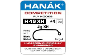 Fly Tying Hook Hanak Competition Jig XH (H49XH) Fly Tying Hook Hanak Competition Jig XH No 2, 25 pcs (H49XH)