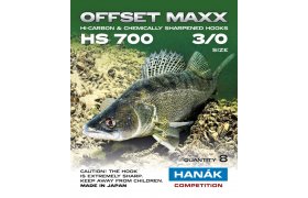 Fly Tying Hook Hanak Competition Offset Maxx (HS700) Fly Tying Hook Hanak Competition Offset Maxx No 2, 12 pcs (HS700)