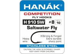 Fly Tying Hook Hanak Competition Saltwater  (H910SW) Fly Tying Hook Hanak Competition Saltwater No 4, 10 pcs (H910SW)