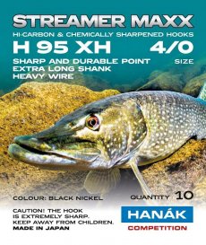 Fly Tying Hook Hanak Competition Streamer Maxx (H95XH)