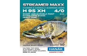 Fly Tying Hook Hanak Competition Streamer Maxx (H95XH) Fly Tying Hook Hanak Competition Streamer Maxx No 1, 20 pcs (H95XH)