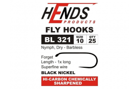 Fly Tying Hook Hends Dry Fly (BL321) Fly Tying Hook Hends Dry Fly (BL321) No 2