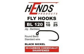 Fly Tying Hook Hends Jig (BL120) Fly Tying Hook Hends Jig (BL120) No 10 25 pcs