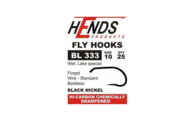 Fly Tying Hook Hends Lake Fly Special (BL333) Fly Tying Hook Hends Lake Fly Special (BL333) No 6 25 pcs
