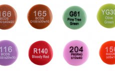 Fly Tying Markers Leichi Waterproof Double Head Pens - Color Range