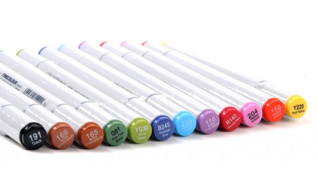 Fly Tying Markers Leichi Waterproof Double Head Pens Fly Tying Markers Leichi Waterproof Double Head Pens