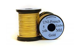 French Embossed Tinsel UNI Products 5 yds French Embossed Tinsel UNI Products 5 yds Gold