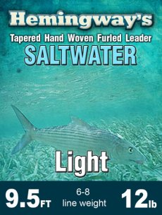 Furled Leader Hemingway's Saltwater Furled Leader Hemingway's Saltwater - 290 cm, Big Game