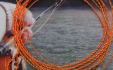 Furled Leader Hends Czech Nymph - Fluo Orange