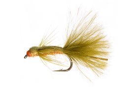 Glister Damsel Olive & Orange Glister Damsel Olive & Orange, Size 10