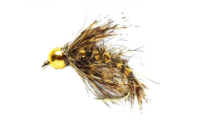 Holographic Hare's Ear & March Brown Holographic Hare's Ear & March Brown, Size 8