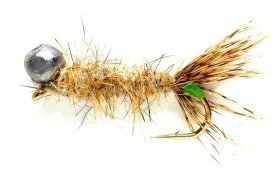 HVK Leadhead Caddis Hare's Ear HVK Leadhead Caddis Hare's Ear, Size 8