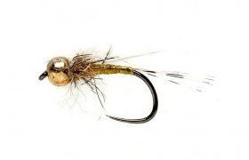 KJ Blob Tail Olive Nymph TH KJ Blob Tail Olive Nymph TH, Size 16