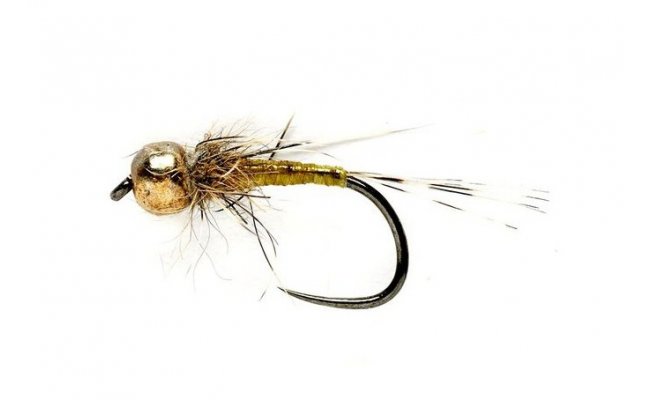 KJ Blob Tail Olive Nymph TH KJ Blob Tail Olive Nymph TH, Size 16