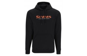 Logo Hoody Simms Black Logo Hoody Simms Black S