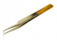 Mantis Point Tweezers Veniard Gold Loop 4.5"