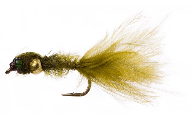 Marabou Olive Nugget Marabou Olive Nugget, Size 10