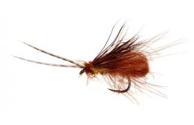 McPhail Bubble Wing Chocolate Drop Caddis B/L McPhail Bubble Wing Chocolate Drop Caddis B/L, Size 12