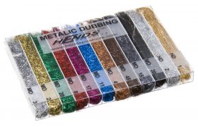 Metalic Dubbing Box Hends Mix 12 Colors Metalic Dubbing Box Hends Mix 12 Colors