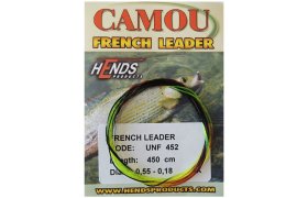 Monofilament Knotless French Leader Hends Camou Monofilament Knotless French Leader Hends Camou - 350 cm, 0,53 - 0,18 mm, Camou