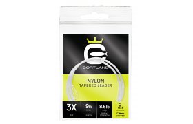 Nylon Tapered Leaders Cortland 2,75 m - 2 Pack Nylon Tapered Leaders Cortland 2,75 m - 2 Pack, 0.28 mm - 0.66 mm; 7.2 kg