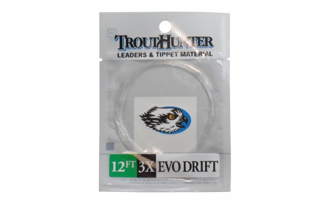 Nylon Tapered Leader TroutHunter EVO Drift 12 ft Nylon Tapered Leader TroutHunter EVO Drift 12 ft 3X 0,205 mm