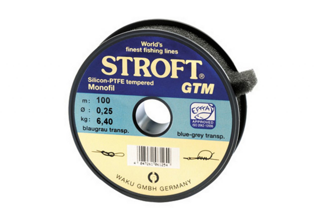 STROFT Tippet Material GTM 25 Metre Spool 0,20mm diameter load capacity 4,2kg 