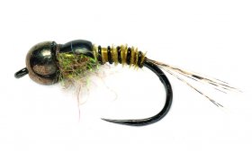 Olive Quill Nymph Black Olive Quill Nymph Black, Size 12
